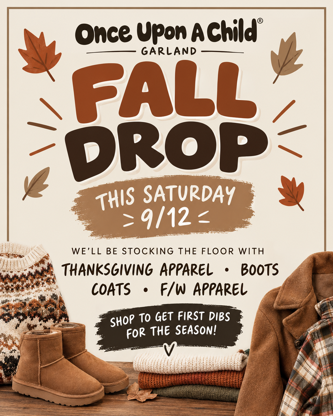 Fall Drop at OUAC Garland